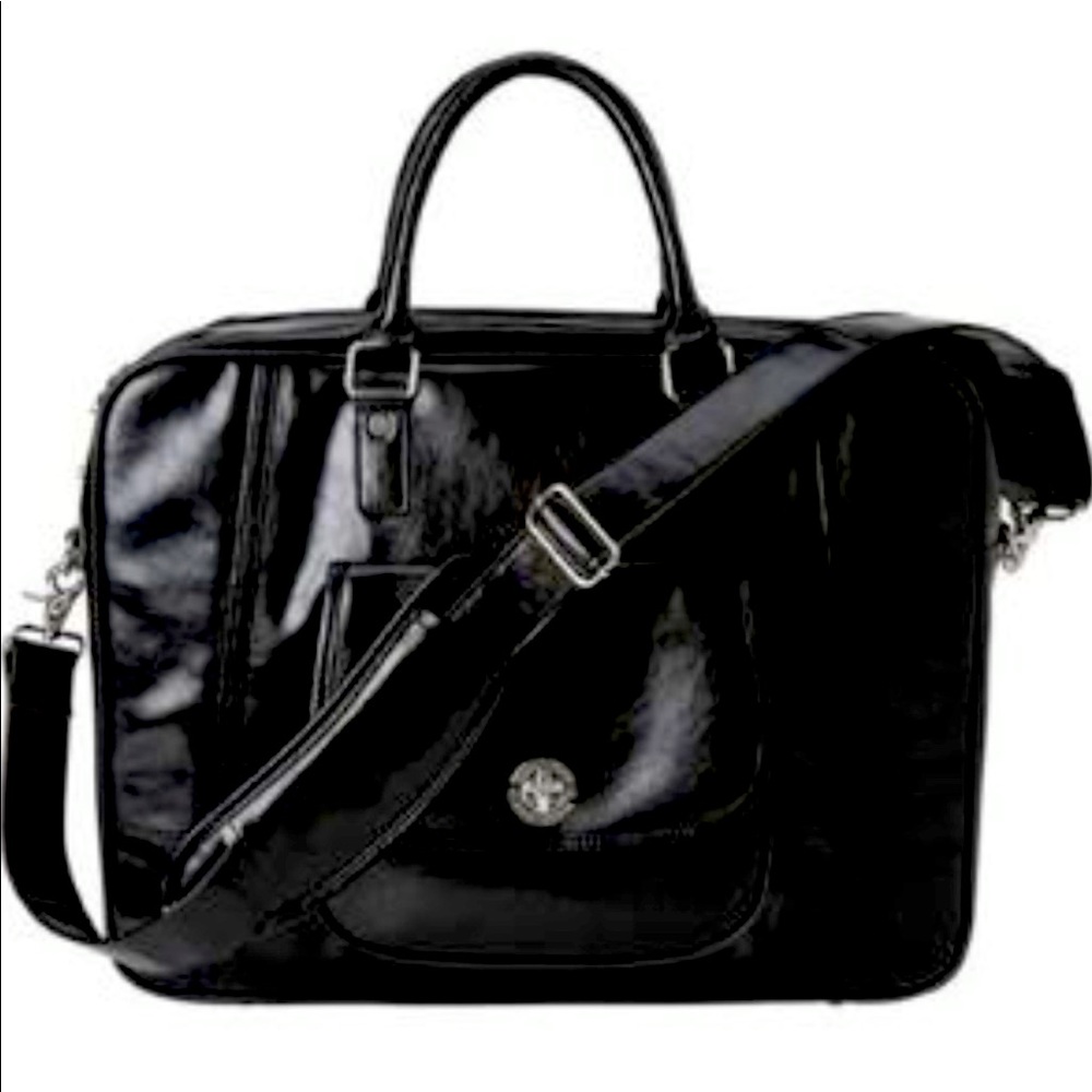 2PK Franklin Covey Black Laptop Bag Shoulder Bag